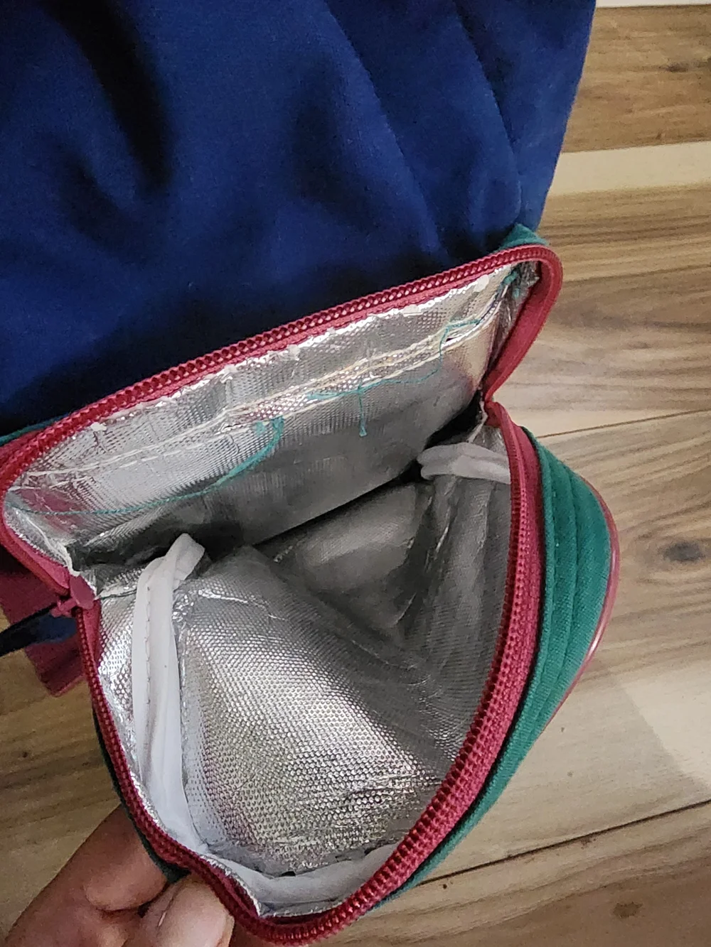 Vintage circa late 1990s Colorblock Backpack / Diaper Bag